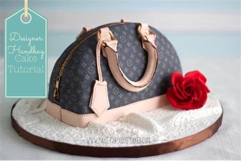 designer handbag cake pattern